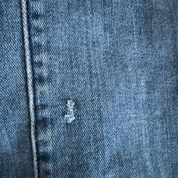 Madewell Medium Blue Wide-Leg Jeans - Picture 9 of 10